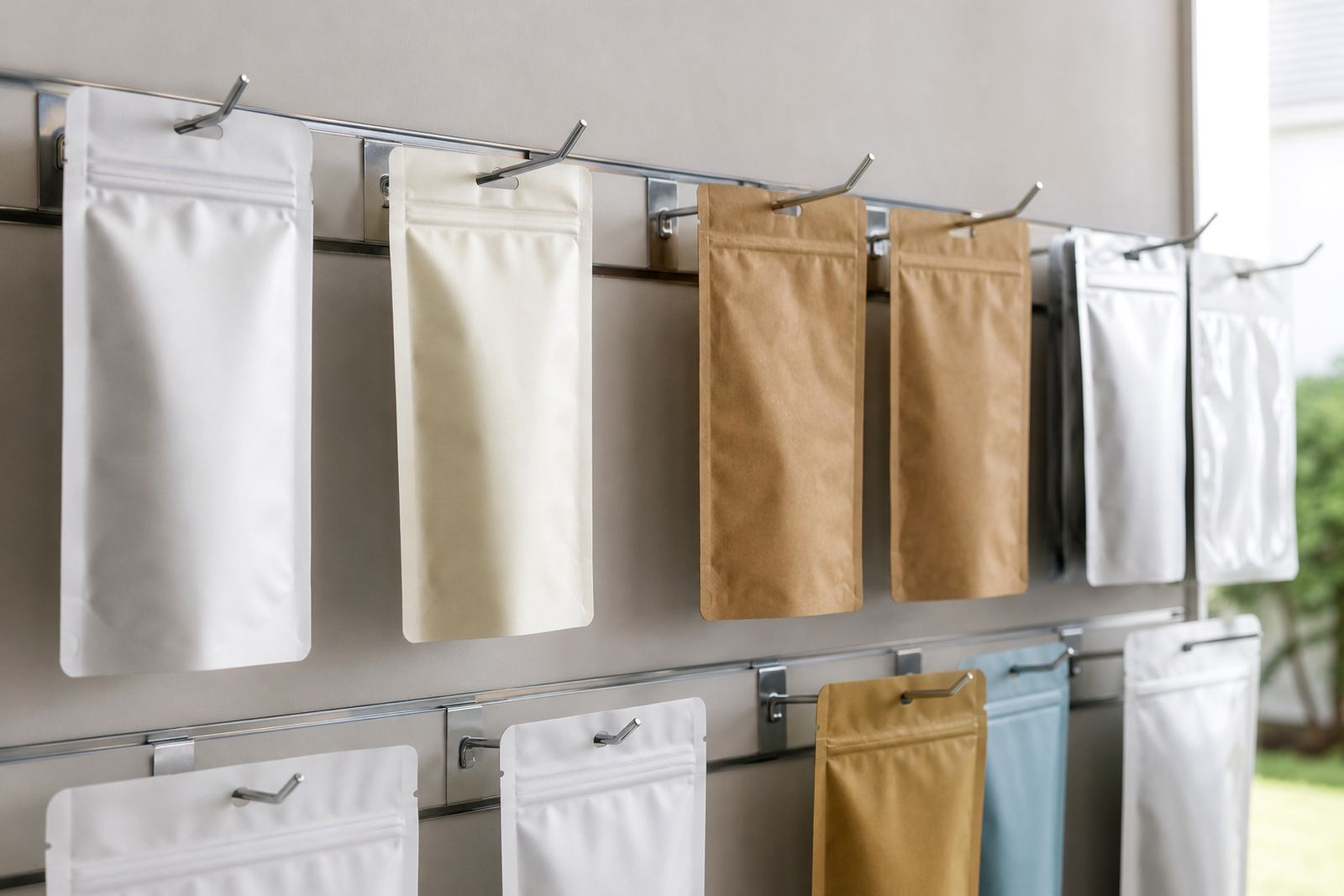 Display Hanging Pouches