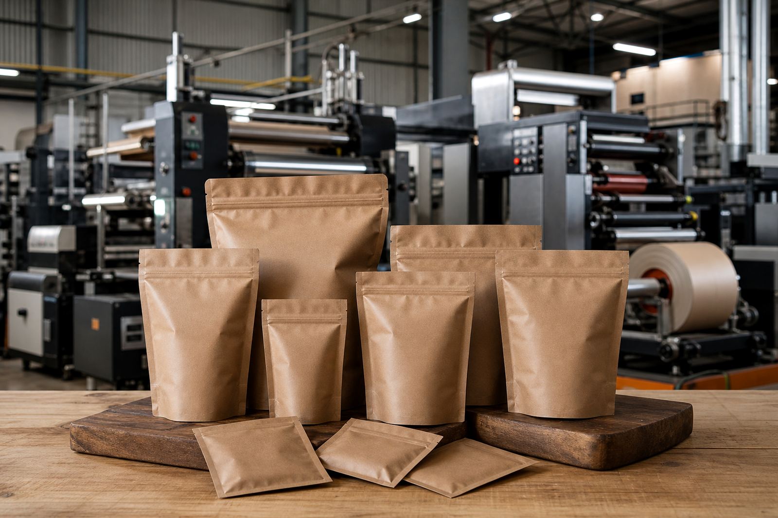 Kraft Look Pouches